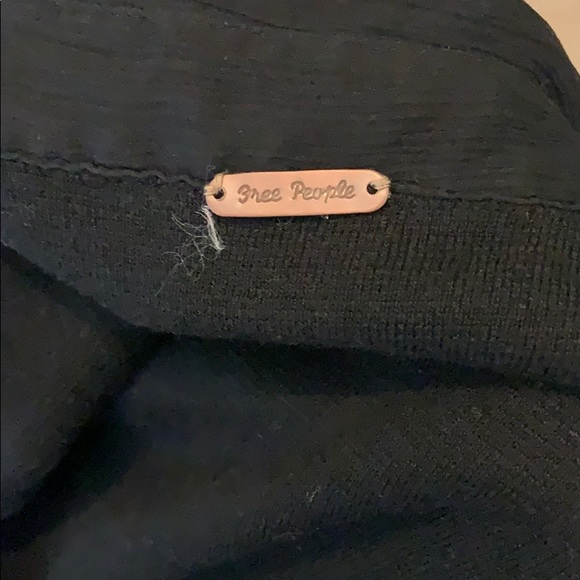 Free people tunic sweater dress small black - Picture 6 of 6